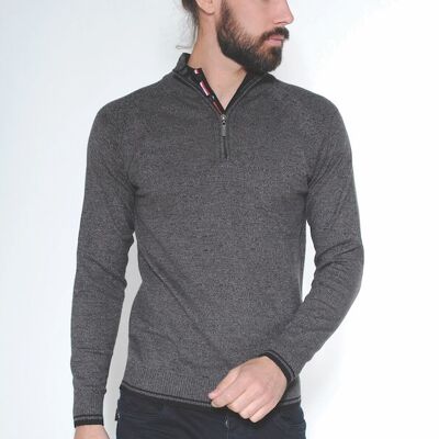 Double Collar Cycling Sweater