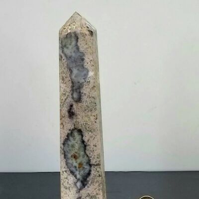 Großes Merlinit-Kristallprisma – 6 Merlinit-Prismen