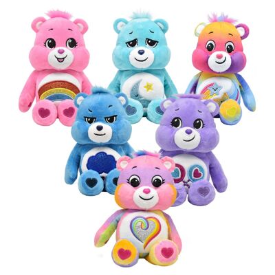 Care Bear Stofftiere – Display mit 9 Stofftieren, 22 cm