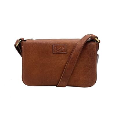 Genuine Leather shoulder bag, Brand Basile,  art. BA3664DX.392