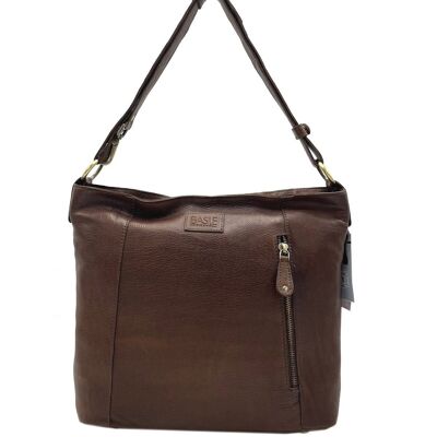 Genuine Leather shoulder bag, Brand Basile,  art. BA3665DX.392