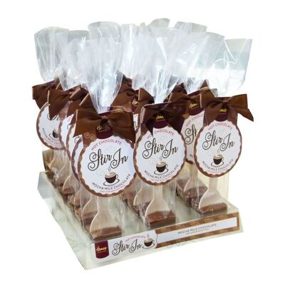 Agitadores de leche/chocolate blanco caliente con sabor a moca