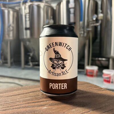 Cerveza en lata PORTER