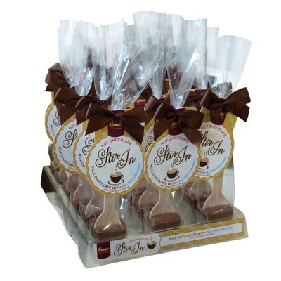 Hot Chocolate Stirrers with Salted Caramel Flavour