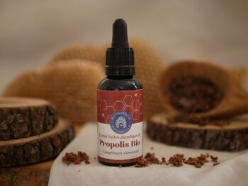 Extrait hydro-alcoolique de Propolis Bio - Compte Goutte 30ml 2
