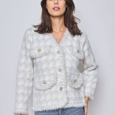 Cardigan a maniche lunghe-FM-553