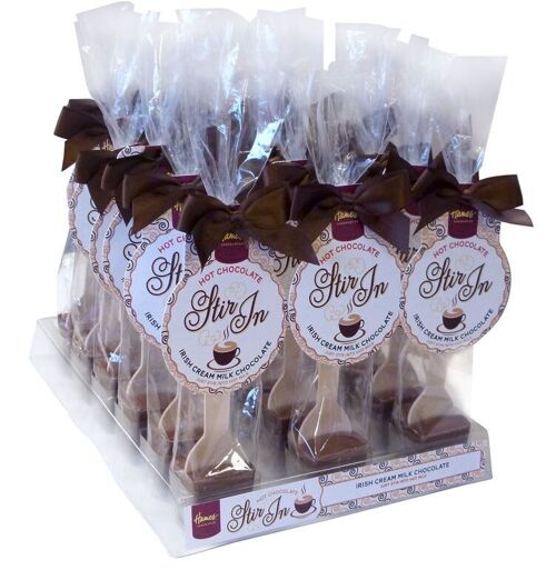 Hot Chocolate Stirrers with Irish Cream Flavouring