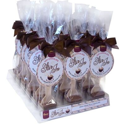 Hot Chocolate Stirrers with Irish Cream Flavouring