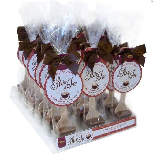 Hot Chocolate Stirrers with Spiced Rum Flavouring