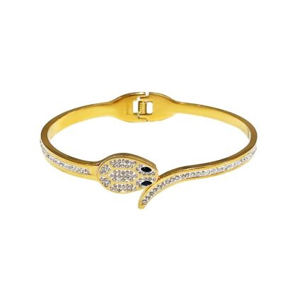 BRACCIALE RIGIDO CON SERPENTE - DH2396E538