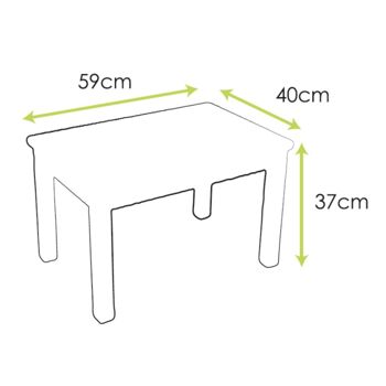 Table Montessori - Enfant 1-4 ans - Bois massif - Coloris Bois naturel 3