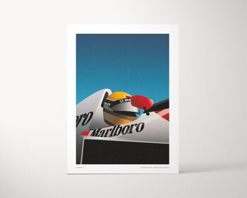 Affiche Formule 1 rétro 1