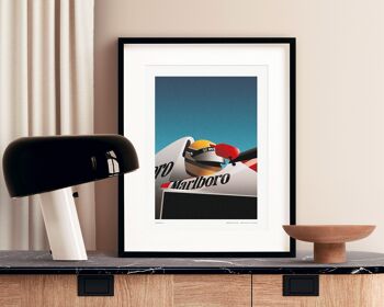 Affiche Formule 1 rétro 2