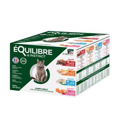 Multipack d'effilés (chat stérilisé et chat adulte)