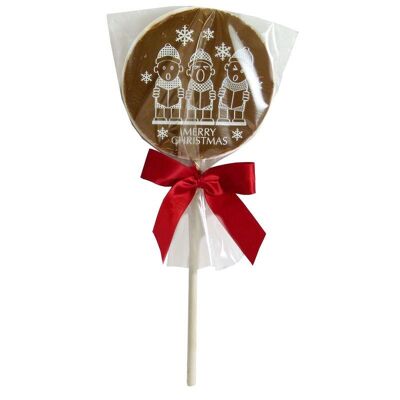 Jolly Lollies Sucette au chocolat Carol Singers