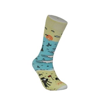 Chaussettes WAVE HAWAII AirLite DryTouch Design 2 2