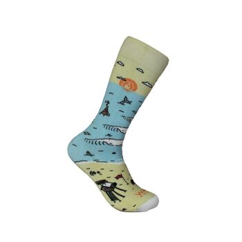 Chaussettes WAVE HAWAII AirLite DryTouch Design 2 3