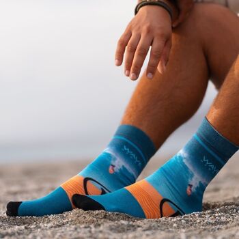 Chaussettes WAVE HAWAII AirLite DryTouch Design 3 4