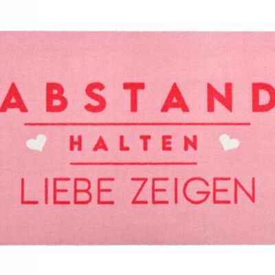 Unlock, Washables, Abstand halten, Liebe zeigen, 50x75cm, rosa