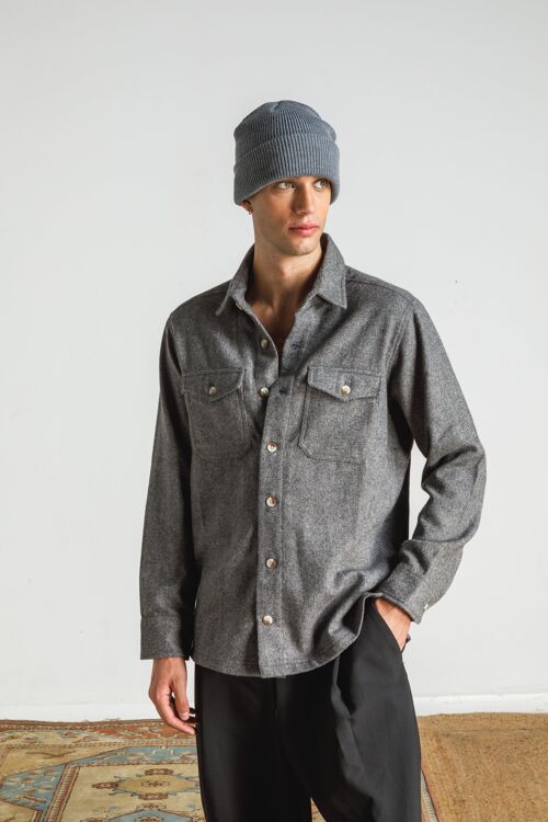 Swanson Overshirt in Grey