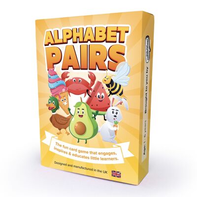 Juego de pares de alfabetos para pequeños estudiantes