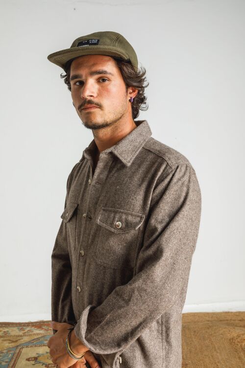 Vaughn Overshirt in Brown