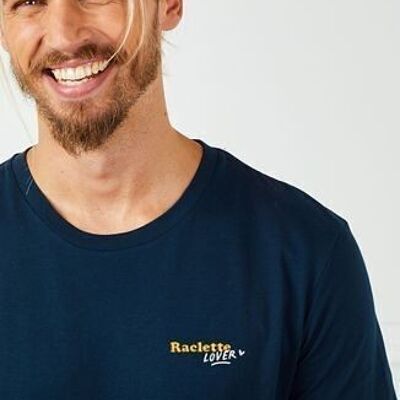 RACLETTE-LIEBHABER-T-SHIRT FÜR HERREN (bestickt) – Weihnachtsgeschenke