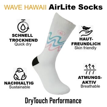 Chaussettes WAVE HAWAII AirLite DryTouch Design 7 1