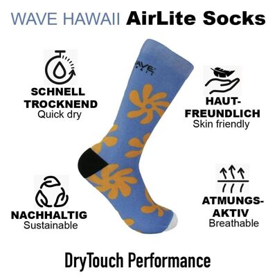 Calcetines WAVE HAWAII AirLite DryTouch Diseño 8