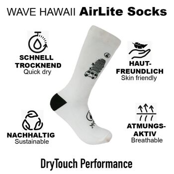 Chaussettes WAVE HAWAII AirLite DryTouch Design 11 1
