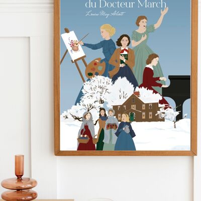 Poster The 4 daughters of Doctor March - A3 format