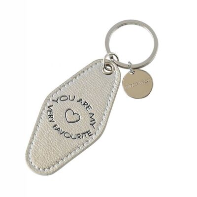 Key Club by GC, Schlüsselanhänger, You are my very..., silber