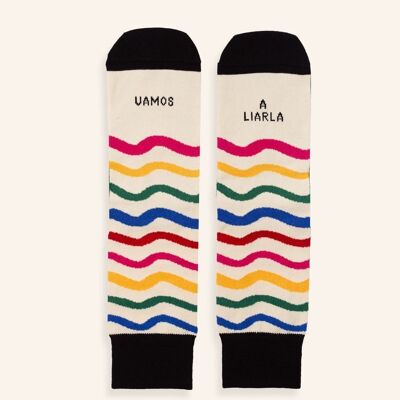 Calcetines "Vamos a liarla"