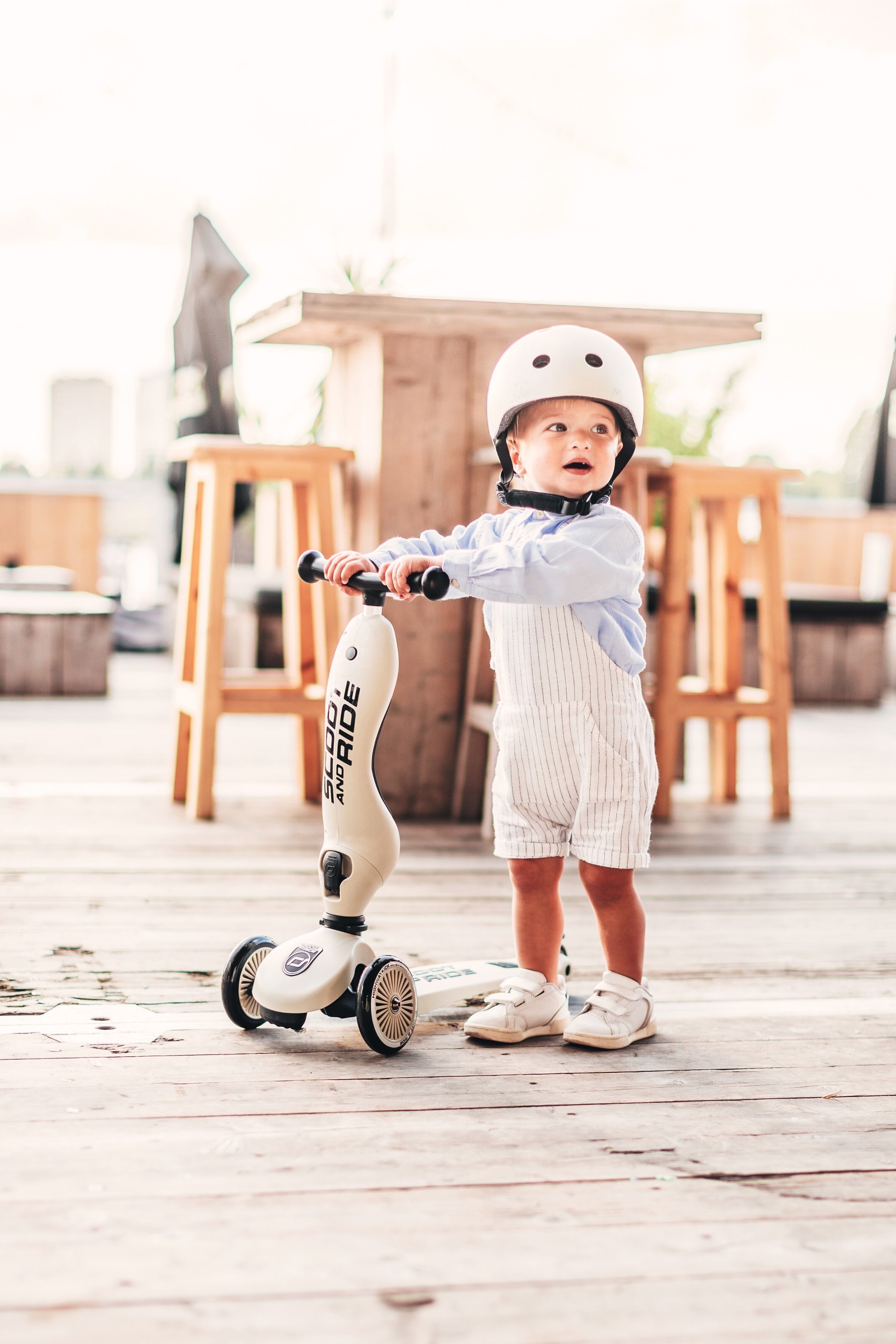 Patinete bebe evolutivo 2en1 beige - HIGHWAYKICK 1 - ref: SR-HWK1CW05