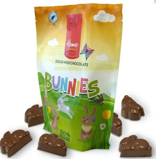 Hames Solid Milk Chocolate Shaped Bunnies