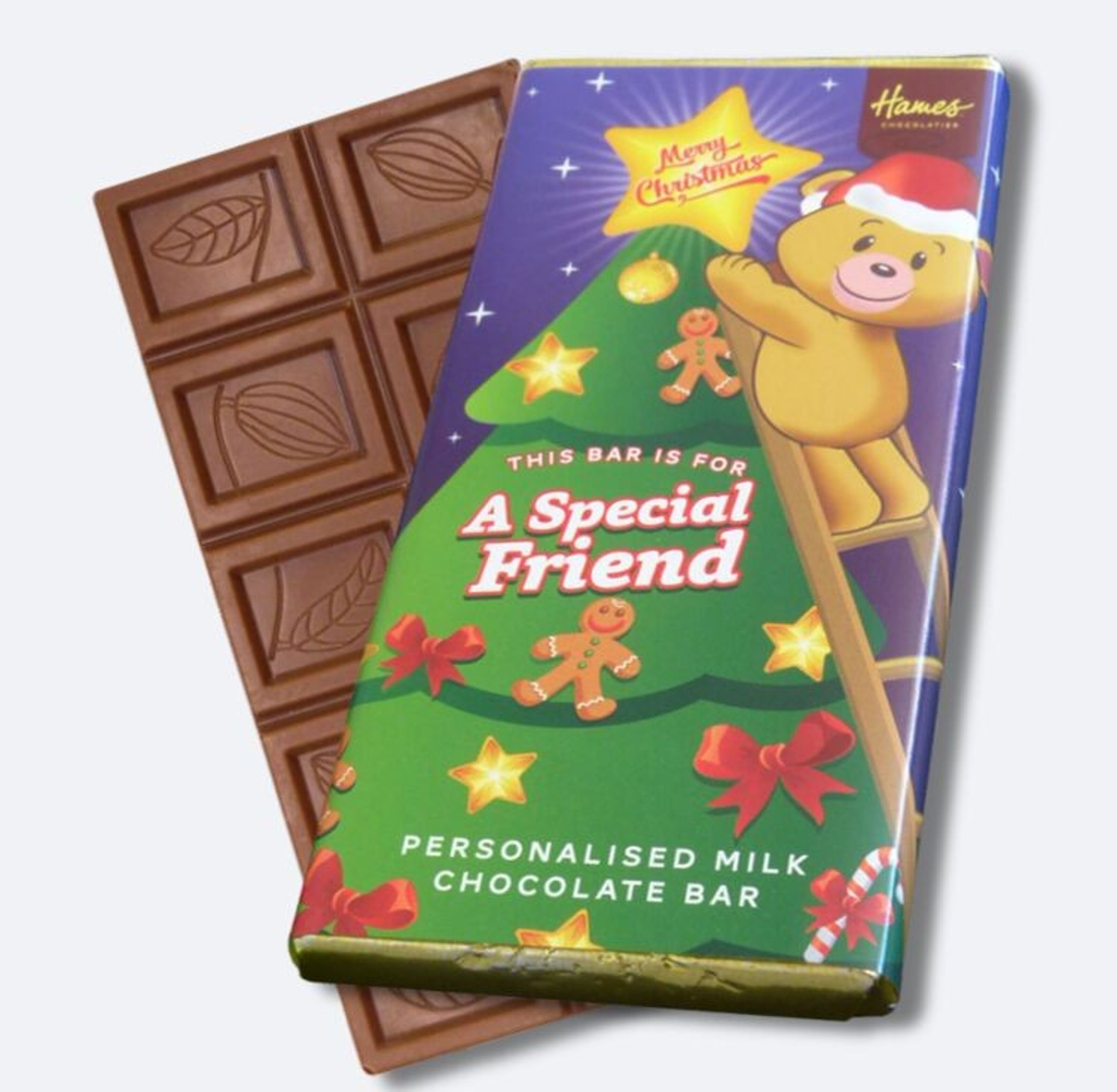 Buy wholesale Xmas Special Friend Milk Chocolate Sentiment Bar