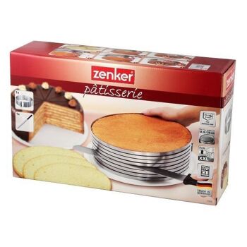 Ensemble de 2 ustensiles de pâtisserie pour layer cakes Zenker 5