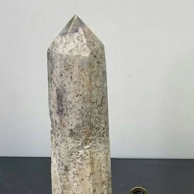 Großes Merlinit-Kristallprisma – 3 Merlinit-Prismen