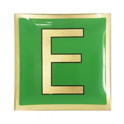Love Plates, Glasteller E, grün