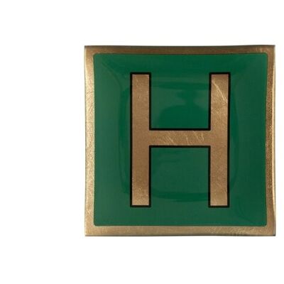 Love Plates, Glasteller H, grün