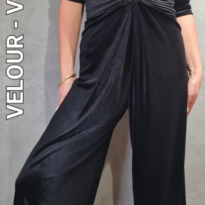 VELVET JUMPSUITS