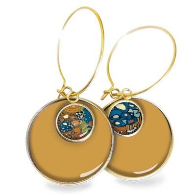 Nomade Hoop earrings surgical stainless steel Gold - Klimt