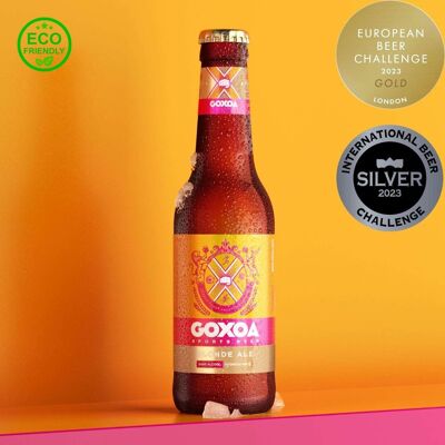 Goxoa Bierflasche Blonde Ale ohne Alkohol (12 Einheiten)