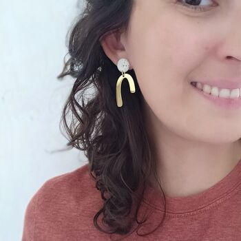 Boucles Arche - Effet moucheté 2