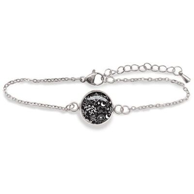 Curb bracelet surgical stainless steel Silver - Namasté