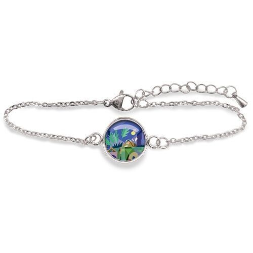 Bracelet Gourmette acier chirurgical inoxydable Argent - Klee