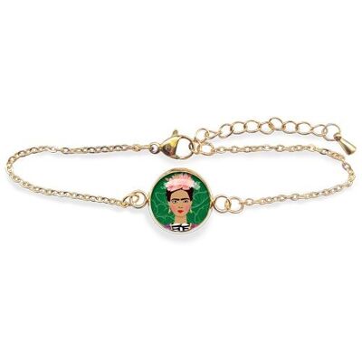 Curb bracelet surgical stainless steel Gold - Frida
