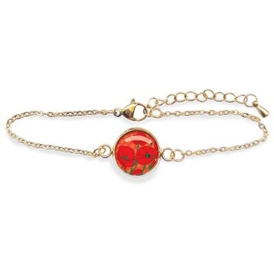 Curb bracelet surgical stainless steel Gold - Poppy