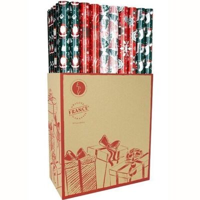 Small roll of Christmas luxury gift paper