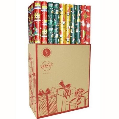 Small roll of CHILDREN’S CHRISTMAS gift paper